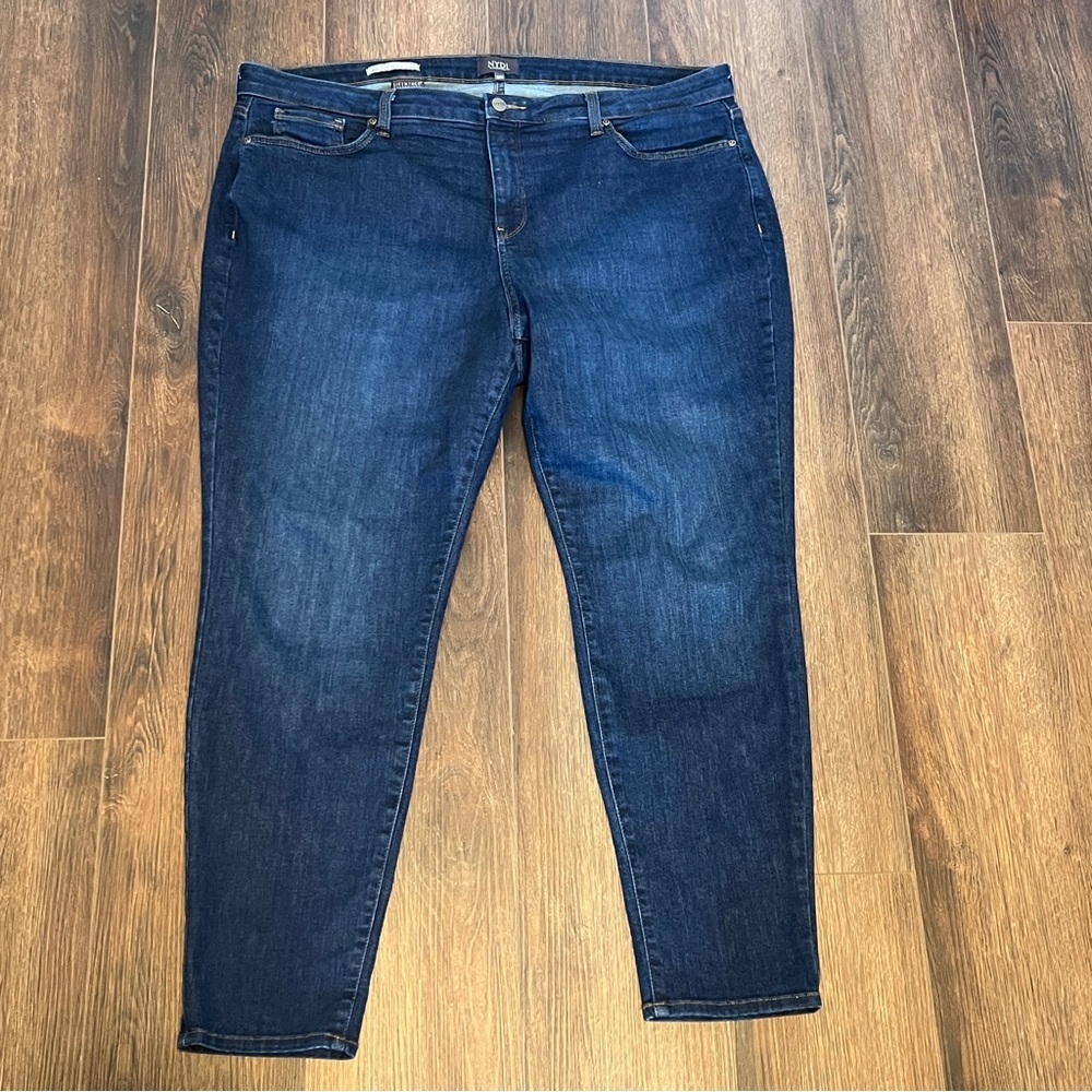 NYDJ Ami Skinny Jeans Leggings Lift X Tuck Slimming Stretch Blue Size 20W